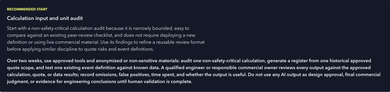 Generated execution brief recommendation with a bounded two-week experiment and explicit human-review requirements