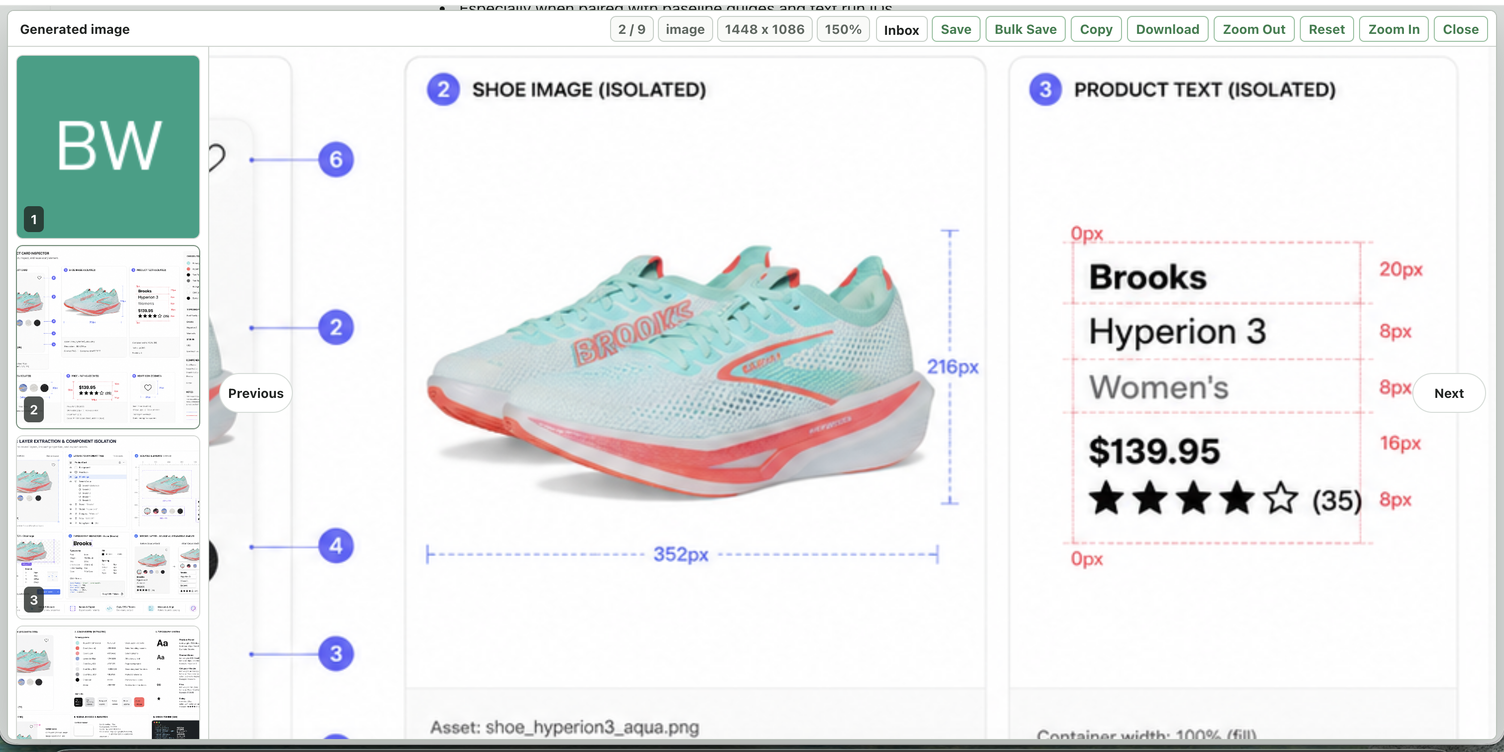 A webpage image opened in the Alt Image Zoom Modal pan and zoom viewer